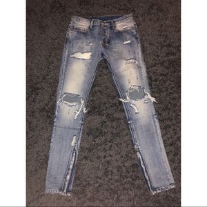 MNML M1 Blue Denim Jeans (Size: 30)